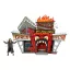 Beetlejuice (1988) Diorama Trenchcoat with Spikes Inferno Room Deluxe Set