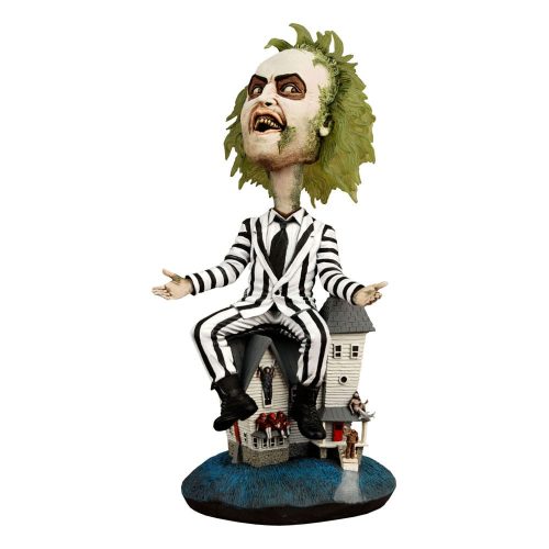 Beetlejuice Head Knocker Bobble-Head Figura 20 cm