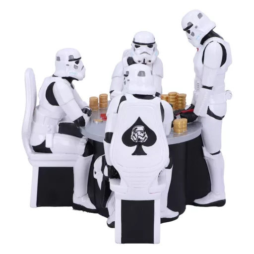 Star Wars Dioráma Stormtrooper Poker Face 18 cm
