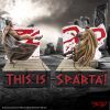 300 Könyvtámasz This Is Sparta