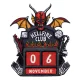 Stranger Things Perpetual Calendar Hellfire Club 15 cm