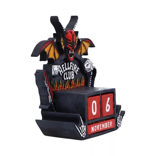 Stranger Things Perpetual Calendar Hellfire Club 15 cm