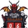 Stranger Things Perpetual Calendar Hellfire Club 15 cm