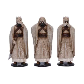 Original Stormtrooper Statue Three Wise Tusken Raiders 14 cm