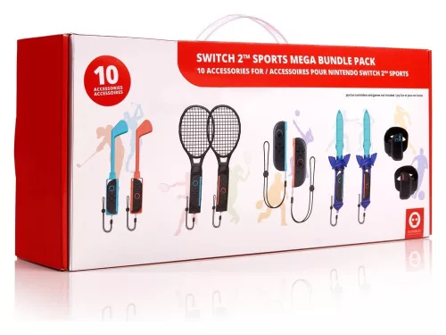 Nintendo Switch 2 Accessory Set Sports Pack 10-in-1