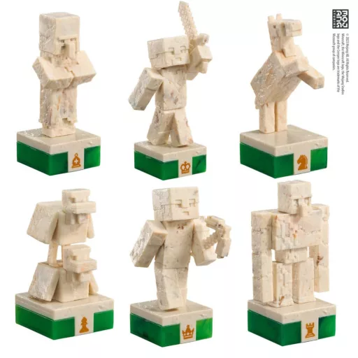 Minecraft Sakk Készlet Overworld Heroes vs. Hostile Mobs