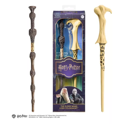 Harry Potter twin-pack Role Play Wands The Elder & Lord Voldemort 30 cm