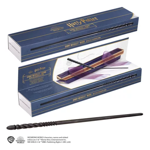 Harry Potter Pálca Replika Ollivanders Dobozban - Ginny Weasley 36 cm