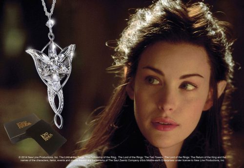 Lord of the Rings Medál Arwen's Evenstar (silver plated)