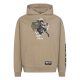 Attack on Titan Hooded Sweater Graphic Khaki