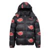 Naruto Puffer Jacket Akatsuki Red Size L