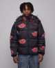 Naruto Puffer Jacket Akatsuki Red Size L