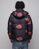 Naruto Puffer Jacket Akatsuki Red Size S