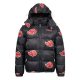 Naruto Puffer Jacket Akatsuki Red Size XL