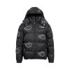 Naruto Puffer Jacket Akatsuki White Size S