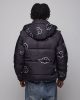 Naruto Puffer Jacket Akatsuki White Size XS