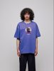 Naruto Shippuden T-Shirt Graphic Purple Size XL