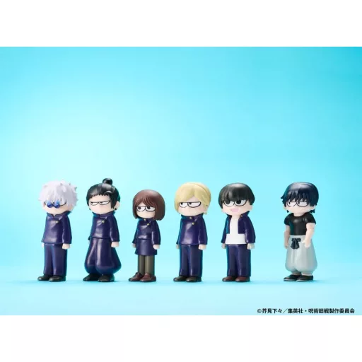 Jujutsu Kaisen JIRORI Mini Figures 9 cm Vol. 1 Blind Box Display (6)
