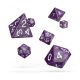 Oakie Doakie Dice RPG Set Marble - Purple (7)