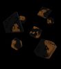 Oakie Doakie Dice RPG Set Glow in the Dark - Lava (7)