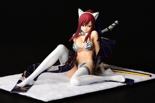 Fairy Tail Statue 1/6 Erza Scarlet - White Tiger CAT Gravure_Style 13 cm