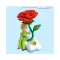 The Little Prince Figure Under the Rose 9 cm