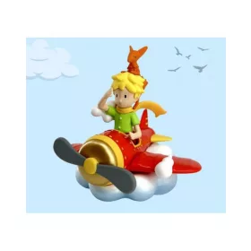   The Little Prince Figure Little Prince & Fox on the Plane 7 cm