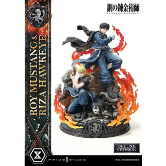   Fullmetal Alchemist Concept Masterline Statue 1/6 Roy Mustang & Riza Hawkeye Deluxe Version 50 cm