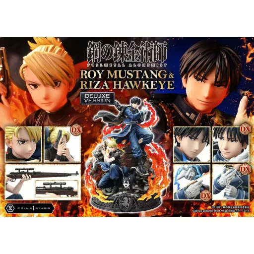 Fullmetal Alchemist Concept Masterline Statue 1/6 Roy Mustang & Riza Hawkeye Deluxe Version 50 cm