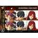 Fairy Tail PVC Statue 1/6 Natsu, Gray, Erza, Happy Deluxe Bonus Version 57 cm