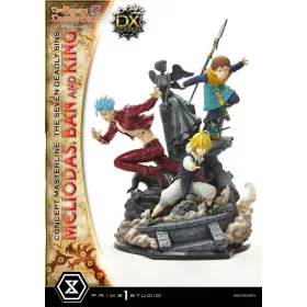   Seven Deadly Sins Concept Masterline Series Statue Meliodas, Ban and King Deluxe Version 55 cm