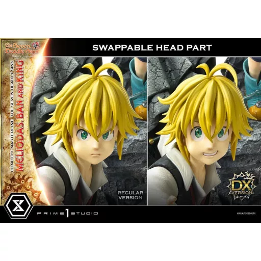 Seven Deadly Sins Concept Masterline Series Statue Meliodas, Ban and King Deluxe Version 55 cm