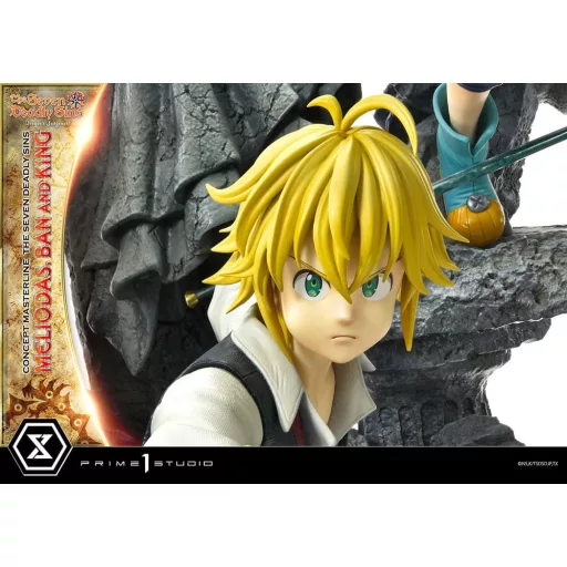Seven Deadly Sins Concept Masterline Series Statue Meliodas, Ban and King 55 cm