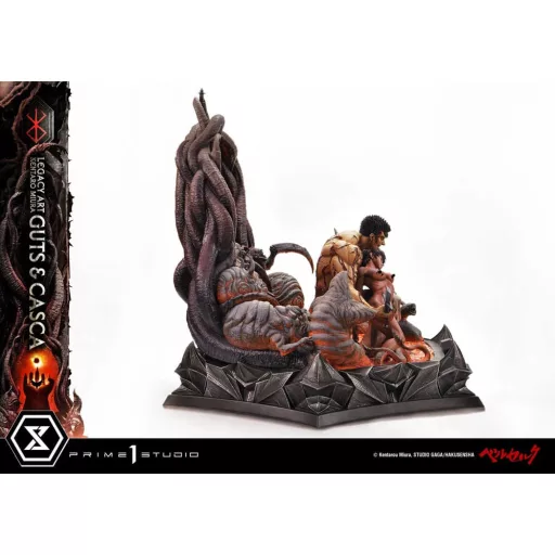 Berserk Ultimate Legacy Art Kentaro Miura Statue 1/4 Guts & Casca Bonus Version 72 cm