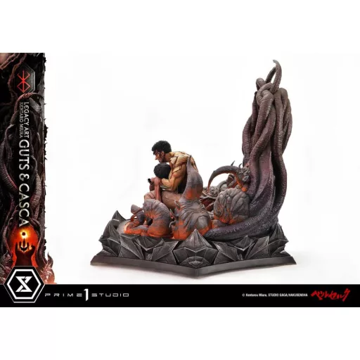Berserk Ultimate Legacy Art Kentaro Miura Statue 1/4 Guts & Casca Bonus Version 72 cm