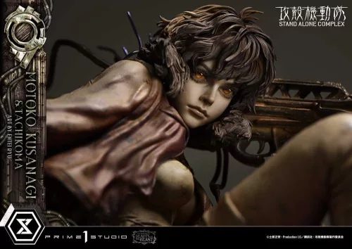 Ghost in the Shell Stand Alone Complex The Legend of Beauty and the Beast Statue 1/4 Motoko Kusanagi & Tachikoma Art by Entei Ryu Bonus Version 53 cm