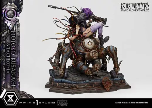 Ghost in the Shell Stand Alone Complex The Legend of Beauty and the Beast Statue 1/4 Motoko Kusanagi & Tachikoma Character color Art by Entei Ryu Bonus Version 53 cm