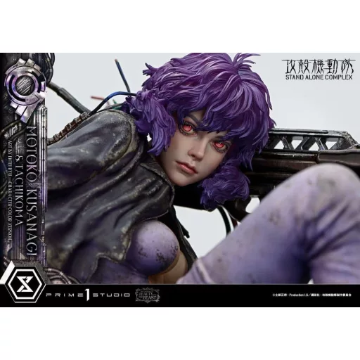 Ghost in the Shell Stand Alone Complex The Legend of Beauty and the Beast Statue 1/4 Motoko Kusanagi & Tachikoma Character color Art by Entei Ryu Bonus Version 53 cm