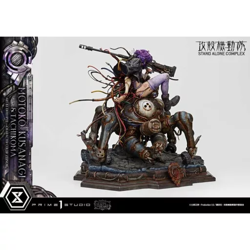 Ghost in the Shell Stand Alone Complex The Legend of Beauty and the Beast Statue 1/4 Motoko Kusanagi & Tachikoma Character color Art by Entei Ryu 53 cm