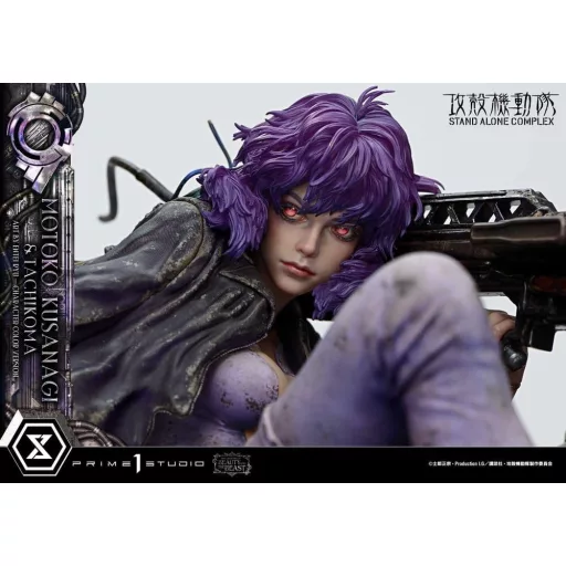Ghost in the Shell Stand Alone Complex The Legend of Beauty and the Beast Statue 1/4 Motoko Kusanagi & Tachikoma Character color Art by Entei Ryu 53 cm
