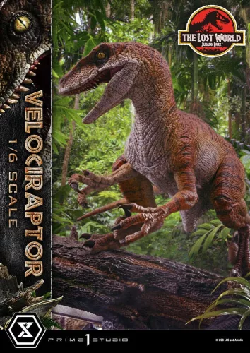 Jurassic Park II Legacy Museum Collection Statue 1/6 Velociraptor Bonus Version 41 cm