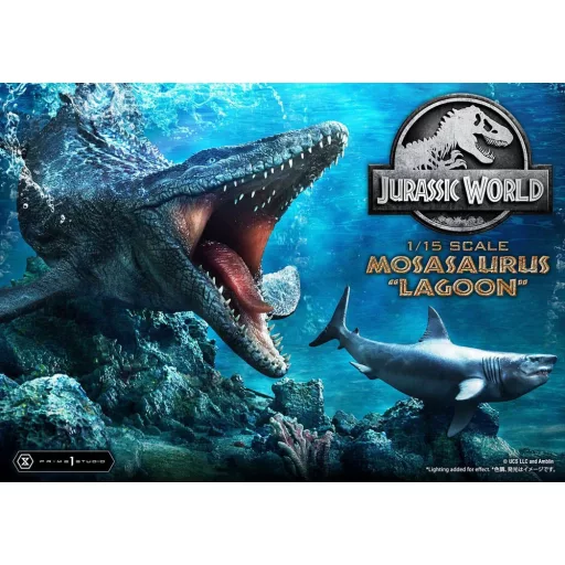 Jurassic World Legacy Museum Collection Statue 1/15 Mosasaurus Lagoon" Bonus Version 57 cm"