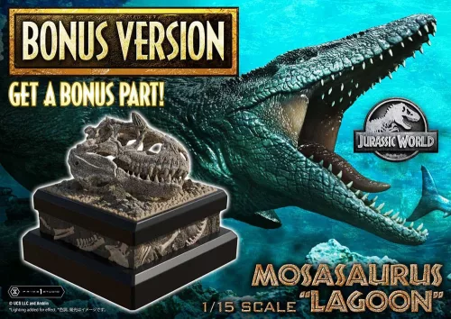 Jurassic World Legacy Museum Collection Statue 1/15 Mosasaurus Lagoon" Bonus Version 57 cm"