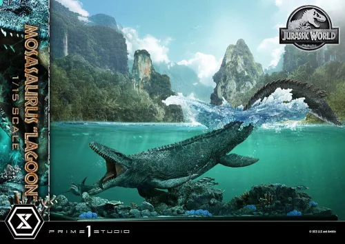 Jurassic World Legacy Museum Collection Statue 1/15 Mosasaurus Lagoon" Bonus Version 57 cm"