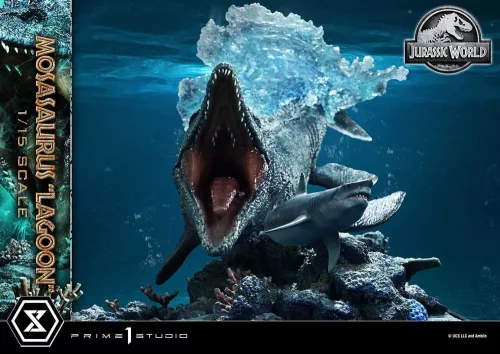 Jurassic World Legacy Museum Collection Statue 1/15 Mosasaurus Lagoon" Bonus Version 57 cm"