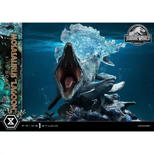 Jurassic World Legacy Museum Collection Statue 1/15 Mosasaurus Lagoon" Bonus Version 57 cm"