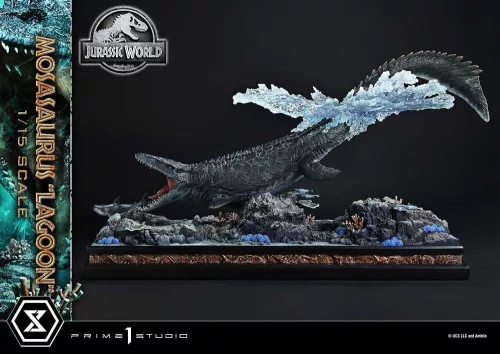 Jurassic World Legacy Museum Collection Statue 1/15 Mosasaurus Lagoon" Bonus Version 57 cm"