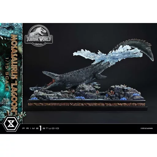 Jurassic World Legacy Museum Collection Statue 1/15 Mosasaurus Lagoon" Bonus Version 57 cm"