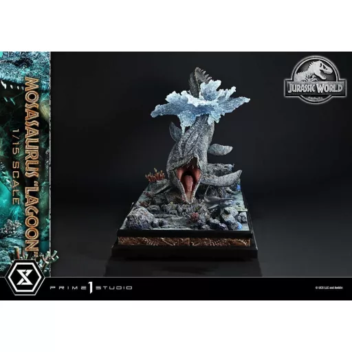 Jurassic World Legacy Museum Collection Statue 1/15 Mosasaurus Lagoon" Bonus Version 57 cm"