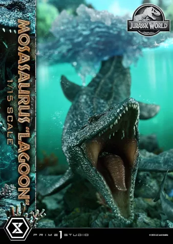 Jurassic World Legacy Museum Collection Statue 1/15 Mosasaurus Lagoon" 57 cm"